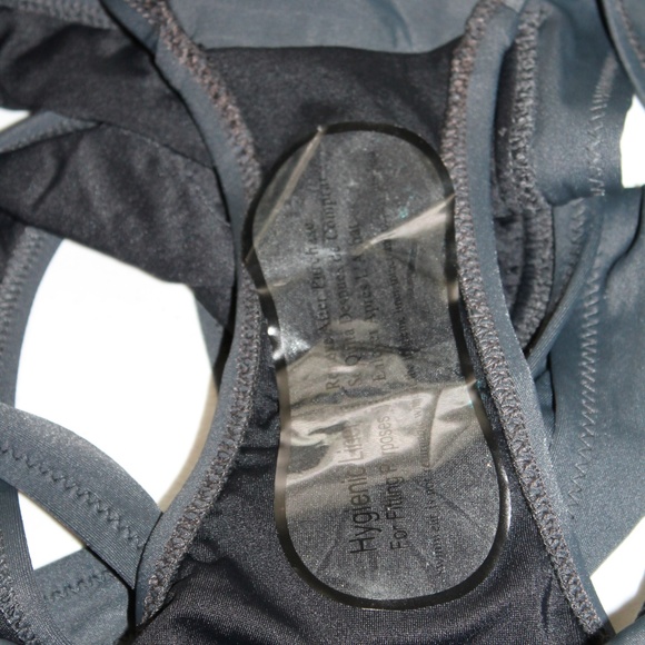 J. Crew Bikini Dark Gray M L Two-Piece Swimsuit - Picture 7 of 8